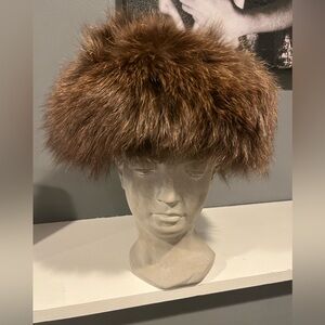 🌸EVE REID BROWN FAUX FUR WINTER HEAD BAND🌸